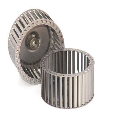 Fan impeller blower wheel assembly machine